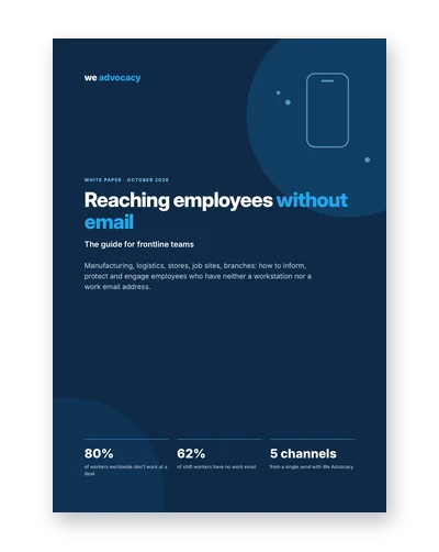 Reaching employees without email