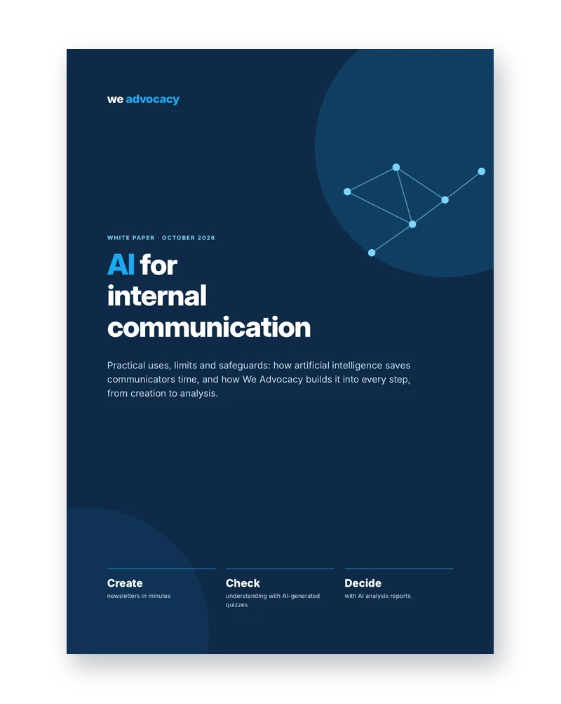 AI for internal communication