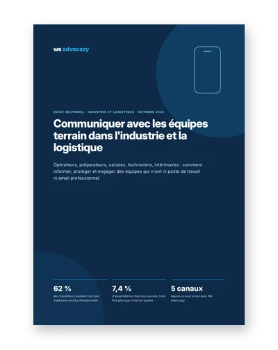 Communiquer avec les équipes terrain dans l'industrie et la logistique