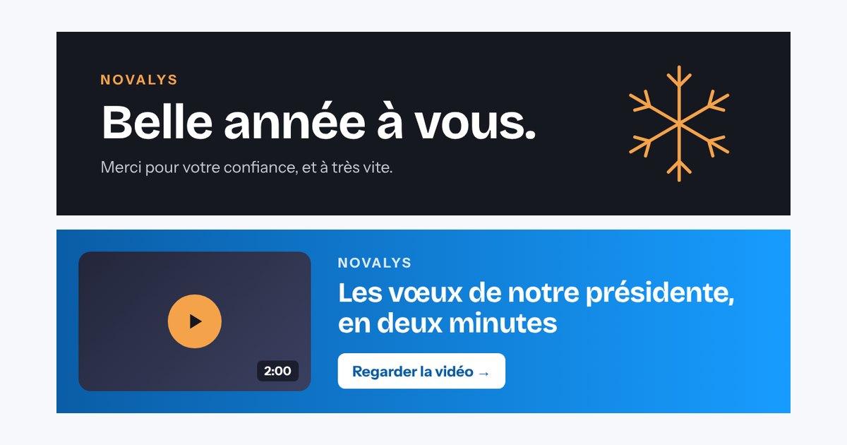 Bannières email de vœux : 5 idées, des exemples de textes et les bonnes pratiques
