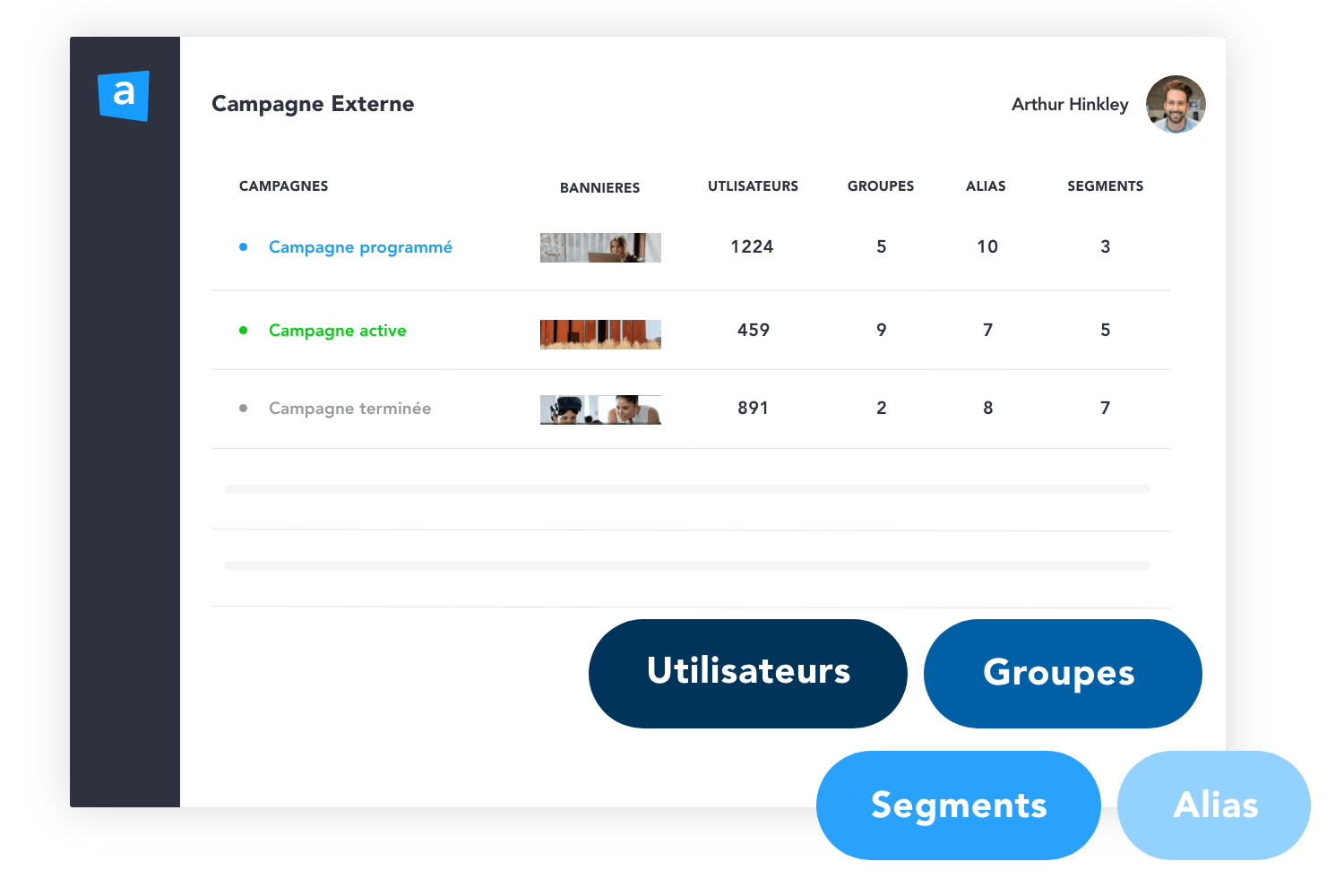 Ciblez la diffusion de vos campagnes externes