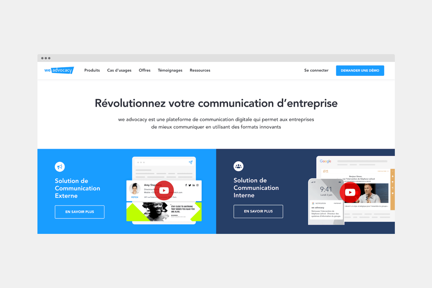 Notre nouveau site internet